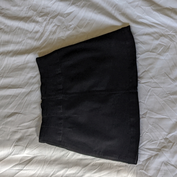 Free People Virgo Zipper Mini Skirt Black - Size 30 - Picture 7 of 16